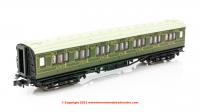 2P-012-004 Dapol Maunsell Corridor 1st Class Coach number 7670 in SR Maunsell Green livery